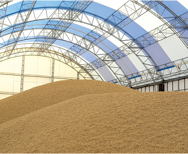Зернохранилище для зерна коммерческого типа