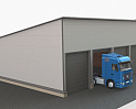 Модульный гараж для бетоновозов
